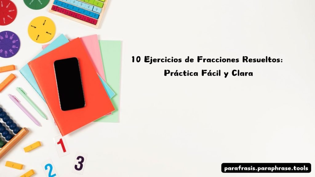 10 Ejercicios de Fracciones Resueltos: Práctica Fácil y Clara 1 10 Ejercicios de Fracciones Resueltos Práctica Fácil y Clara