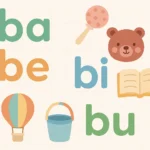 Ba be bi bo bu para imprimir material educativo infantil