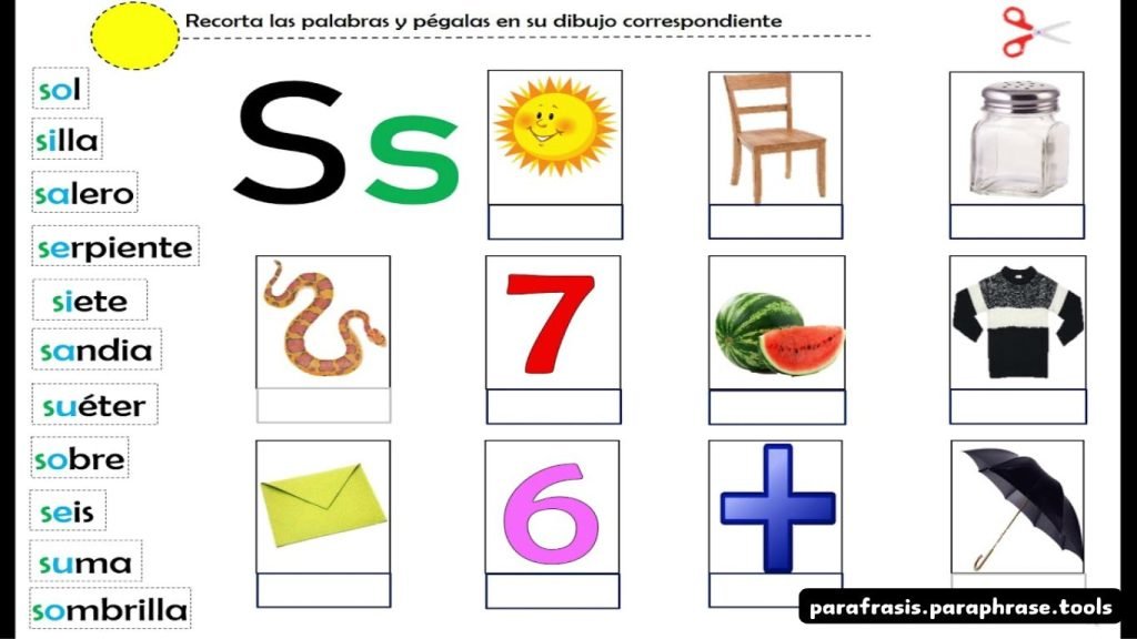 Explorando las Sílabas con la Letra S: Ejemplos y Ejercicios 1 Explorando las Sílabas con la Letra S Ejemplos y Ejercicios