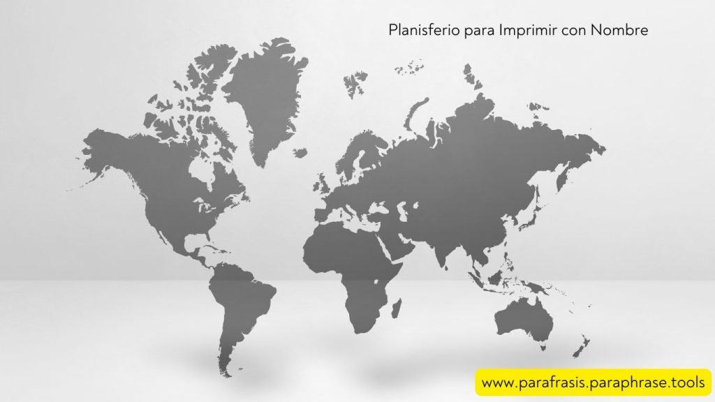 Planisferio para Imprimir con Nombre