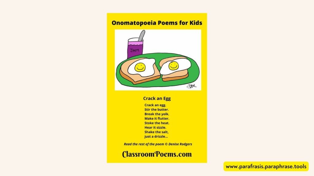 Poemas con Onomatopeyas para Niños: Ejemplos y Actividades Divertidas 1 Poemas con Onomatopeyas para Niños
