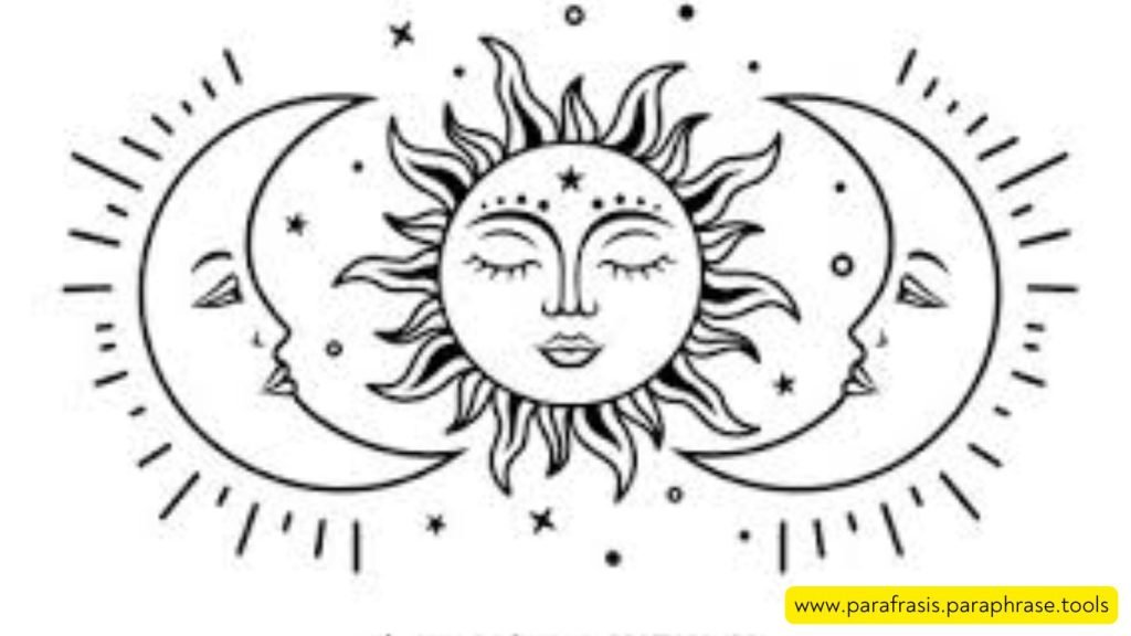 Sol y Luna Dibujo Blanco y Negro: Significado y Creatividad 1 Sol y Luna Dibujo Blanco y Negro