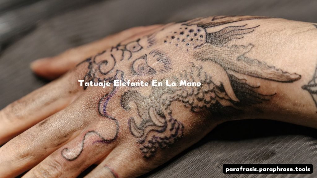 Tatuaje Elefante En La Mano 1 Tatuaje Elefante En La Mano