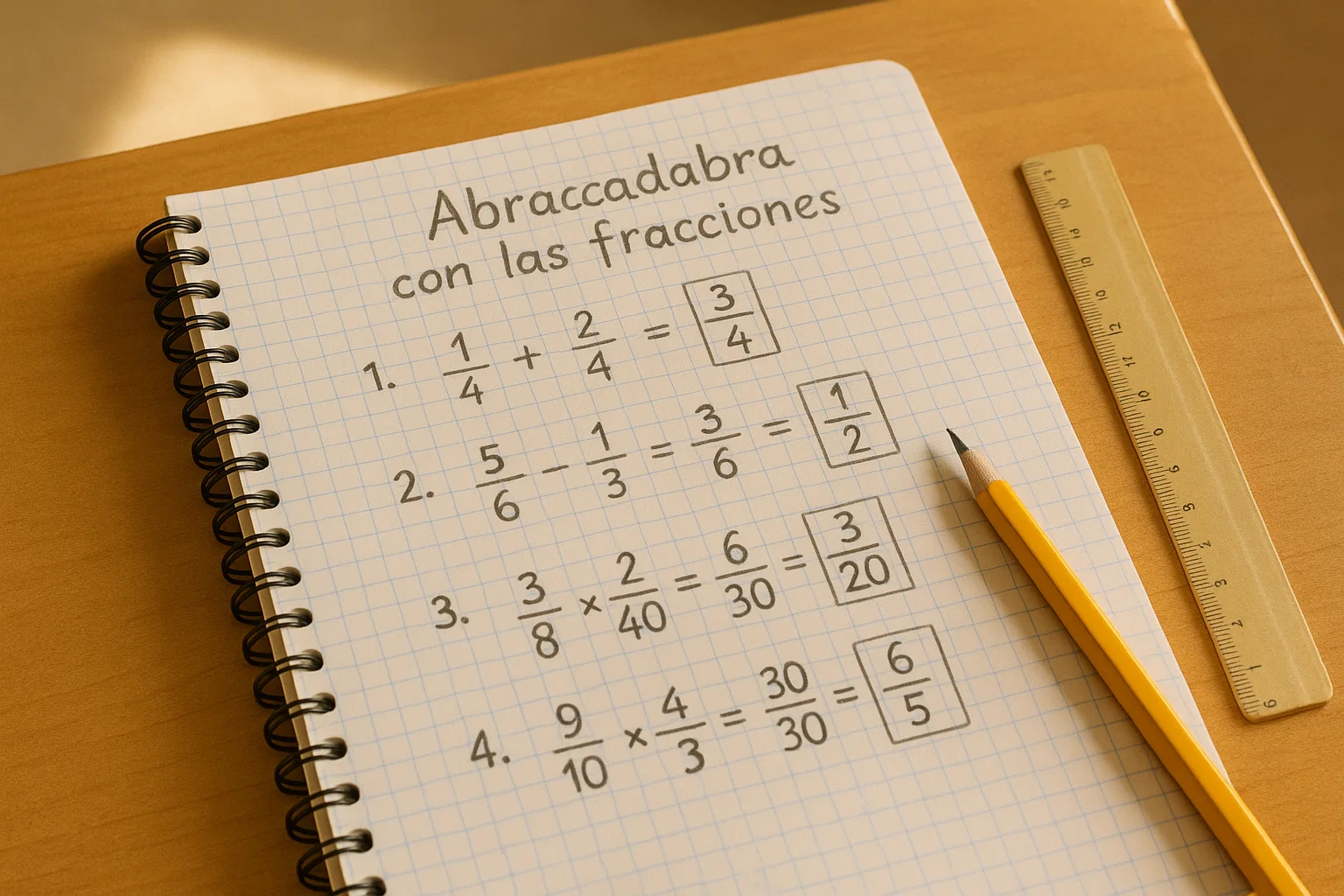 Abracadabra con las fracciones: respuestas y trucos fáciles para entenderlas 1 Ejercicios resueltos de Abracadabra con las fracciones paso a paso