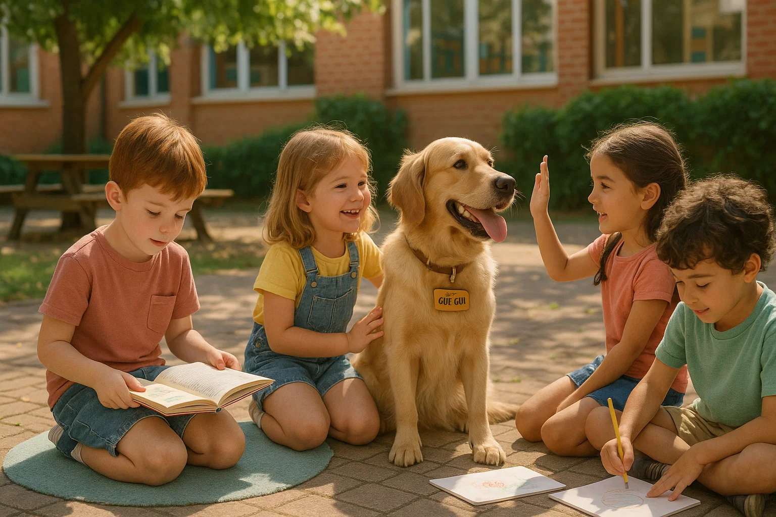 Actividades con Güe Güi para Niños – Juegos Educativos y Valores 1 Niños aprendiendo y jugando con el perro Güe Güi en actividades educativas divertidas.
