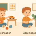Asimilación y acomodación de Piaget con ejemplos claros