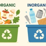 Imágenes de basura orgánica e inorgánica con ejemplos claros para niños