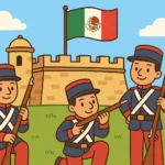 Dibujos fáciles de la Batalla de Puebla para niños