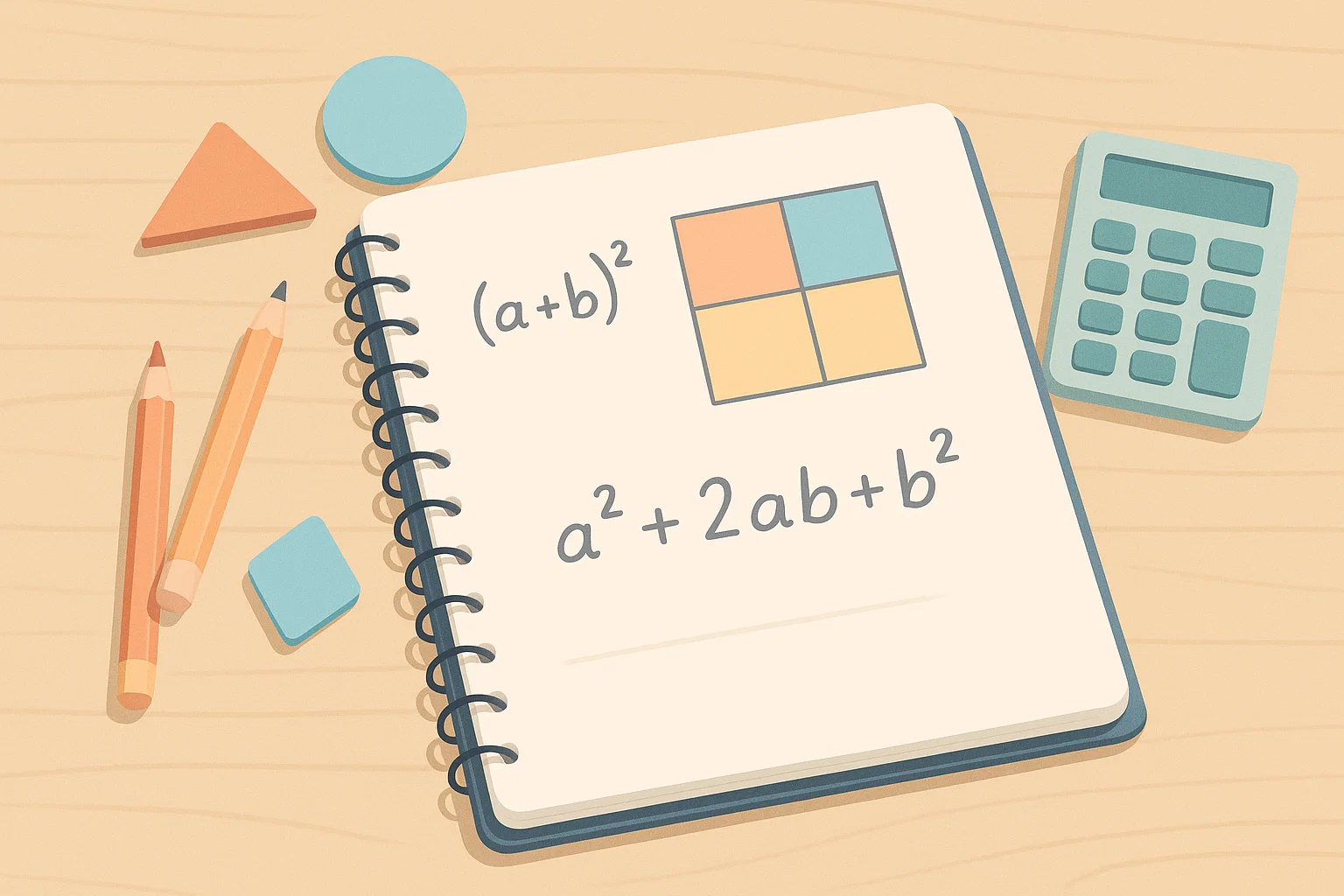 Ejercicios resueltos del binomio al cuadrado explicados paso a paso