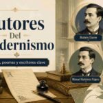 Autores y obras del modernismo con libros, poemas y escritores clásicos